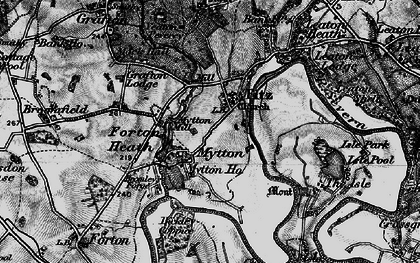 Old map of Fitz in 1899