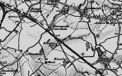 Old map of Fitzwilliam in 1896