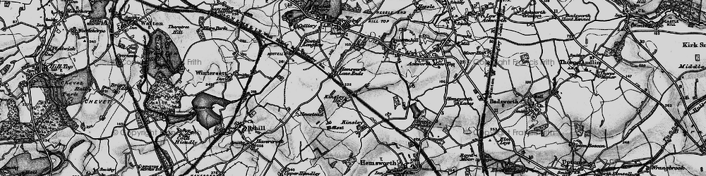 Old map of Fitzwilliam in 1896