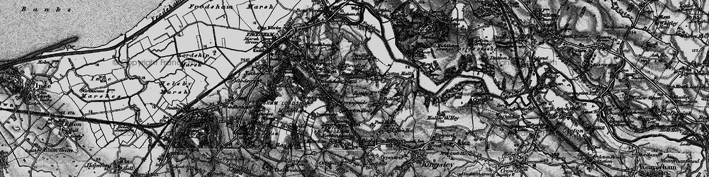 Old map of Belleair in 1896