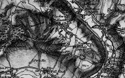 Old map of Flackwell Heath in 1895