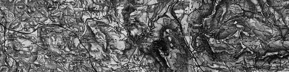 Old map of Flasby in 1898