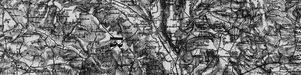 Old map of Burley Meadows in 1895