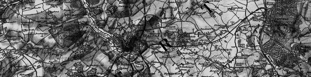 Old map of Fleetville in 1896