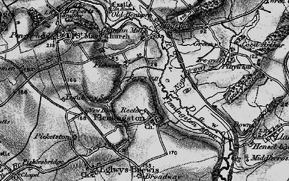 Old map of Flemingston in 1897