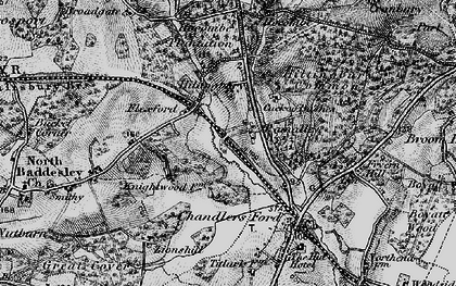 Old map of Flexford in 1895