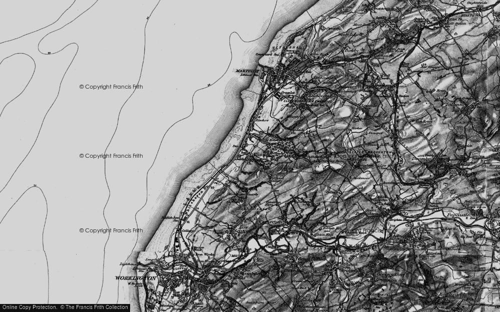 Old Map of Flimby, 1897 in 1897