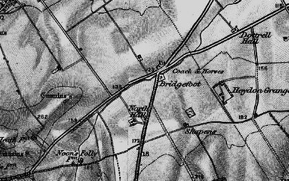 Old map of Black Peak in 1896