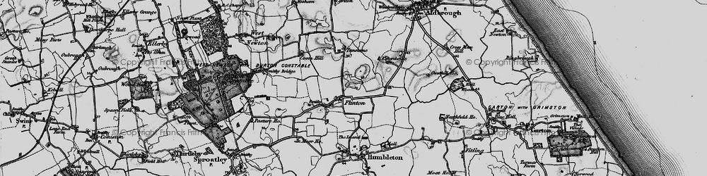 Old map of Flinton in 1897