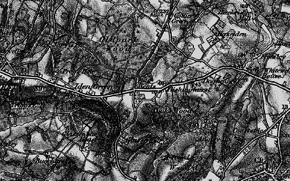 Old map of Flishinghurst in 1895