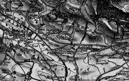 Old map of Brough Hill in 1897