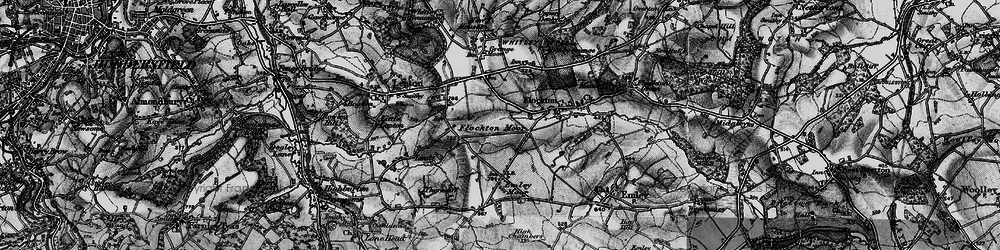 Old map of Flockton Moor in 1896