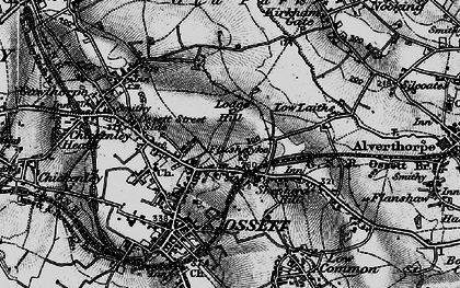 Old map of Flushdyke in 1896