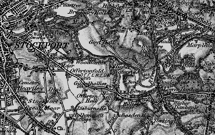 Old map of Foggbrook in 1896