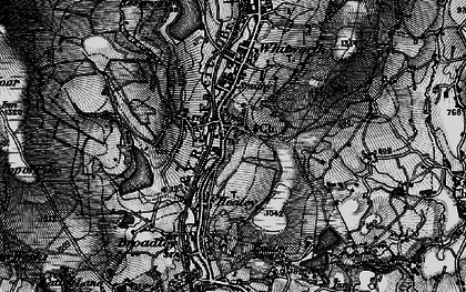 Old map of Fold Head in 1896