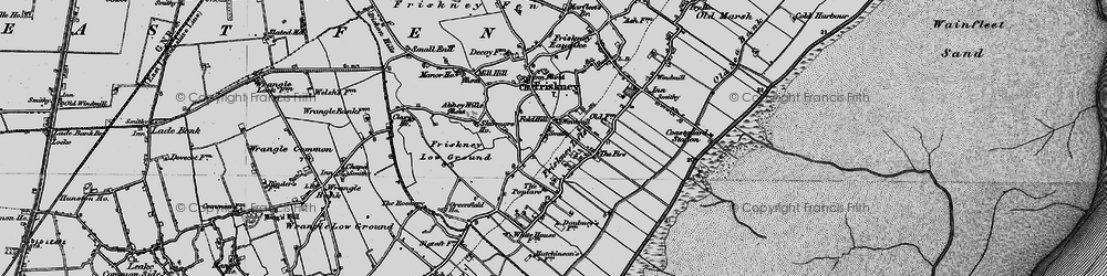Old map of Abbey Hills (Earthworks) in 1899