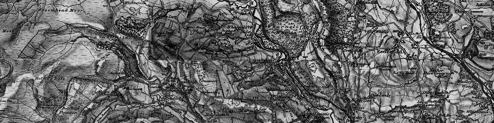 Old map of Bent Hills in 1896