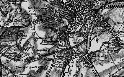 Old map of Foley Park in 1899