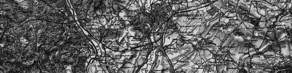 Old map of Foley Park in 1899