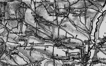Old map of Folly in 1898