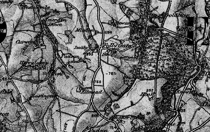 Old map of Folly Gate in 1898