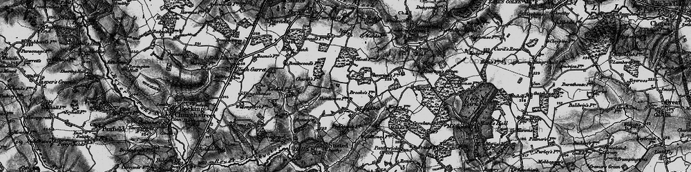 Old map of Folly Green in 1895