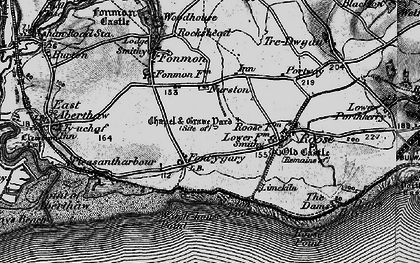 Old map of Font-y-gary in 1897