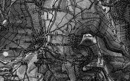 Old map of Beesmoor Brook in 1896