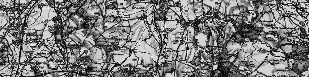 Old map of Footherley in 1899