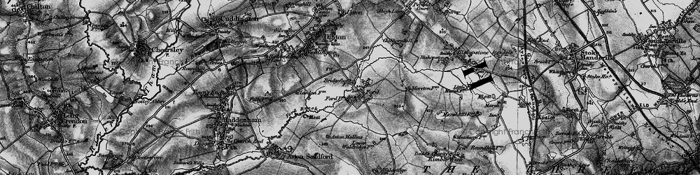 Old map of Ford in 1895