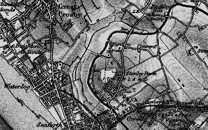 Old map of Ford in 1896