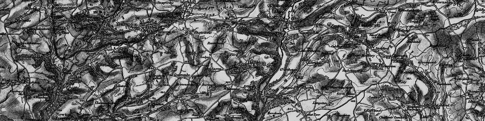 Old map of Flete in 1897
