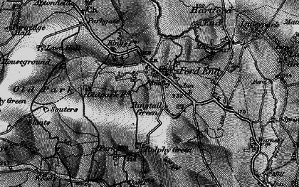Old map of Ford End in 1896