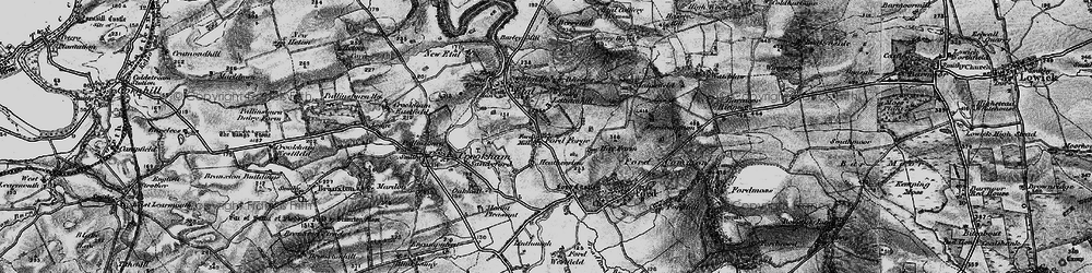 Old map of Lethamhill in 1897