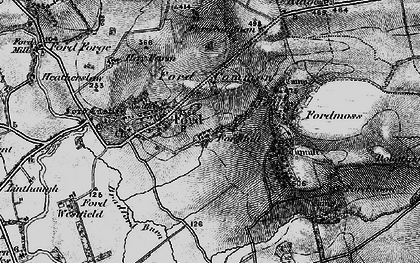 Old map of Ford Hill in 1897