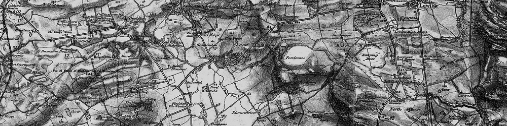 Old map of Barmoor Ridge in 1897