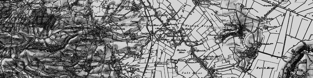 Old map of Fordgate in 1898