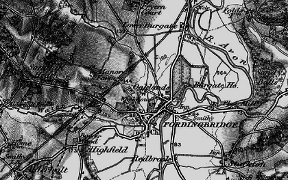 Old map of Fordingbridge in 1895