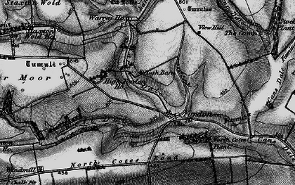 Old map of Lang Dale in 1898