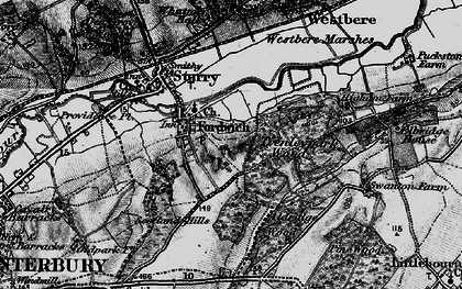 Old map of Fordwich in 1895