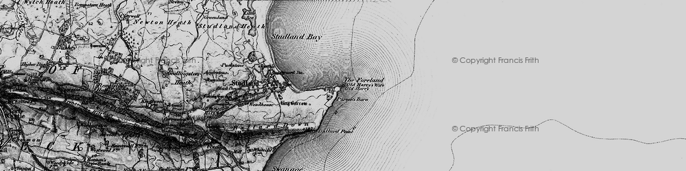 Old map of Old Harry's Wife in 1897