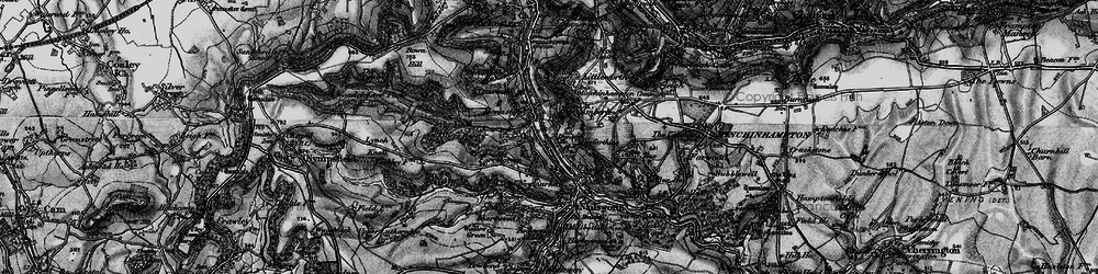 Old map of Forest Green in 1897