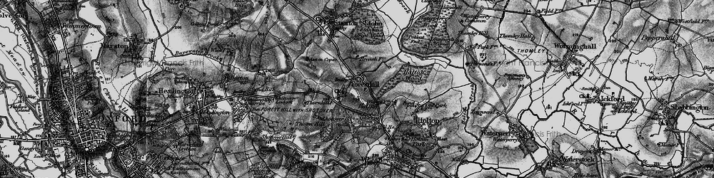 Old map of Forest Hill in 1895