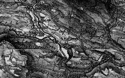 Old map of Wheysike Ho in 1897