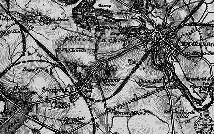 Old map of Bilton Hall in 1898