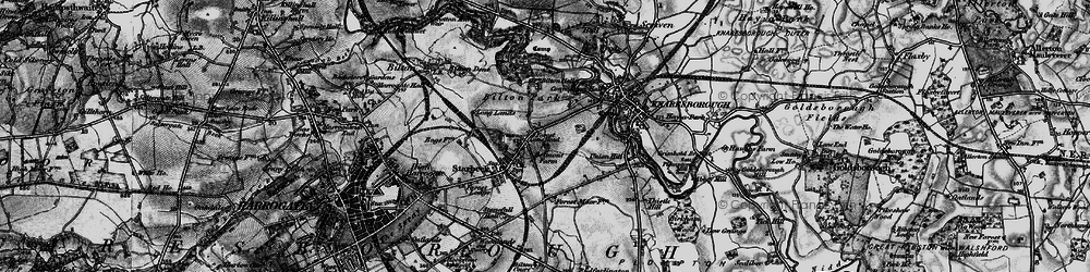 Old map of Forest Lane Head in 1898