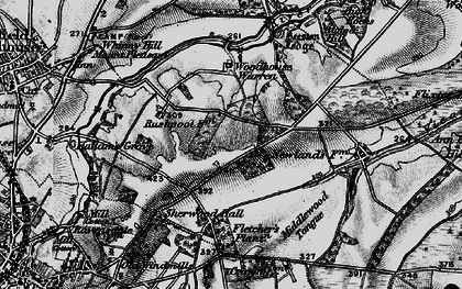 Old map of Forest Town in 1899