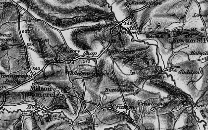 Old map of Whitebear in 1895