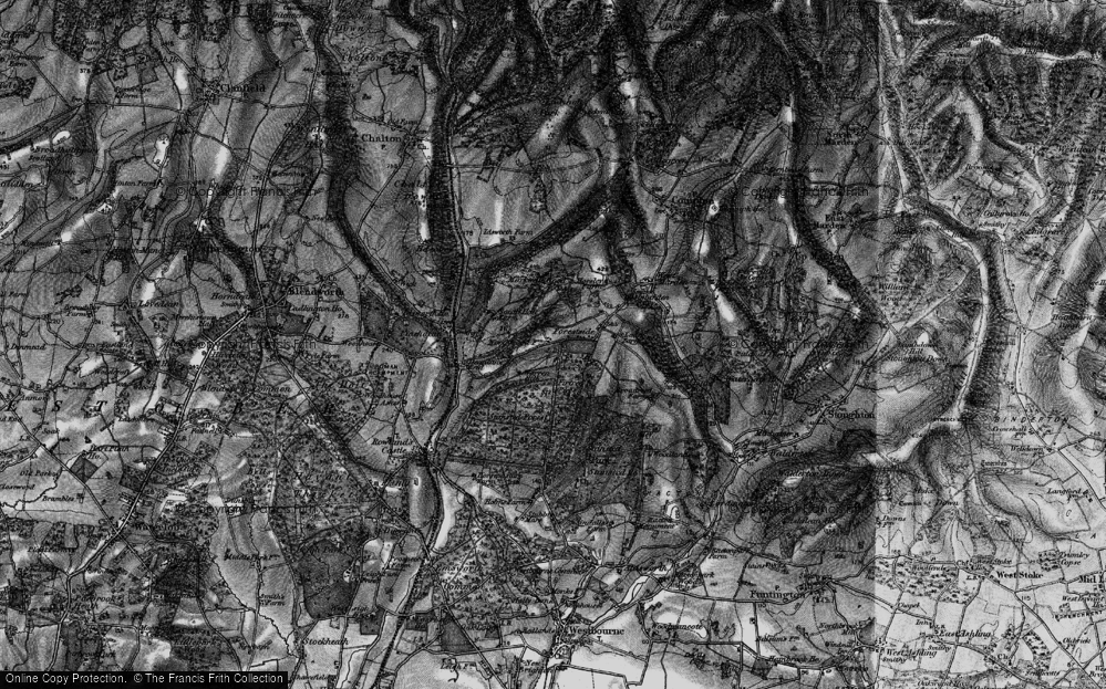 Old Map of Forestside, 1895 in 1895