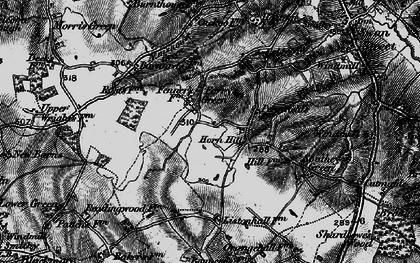 Old map of Forrey Green in 1895